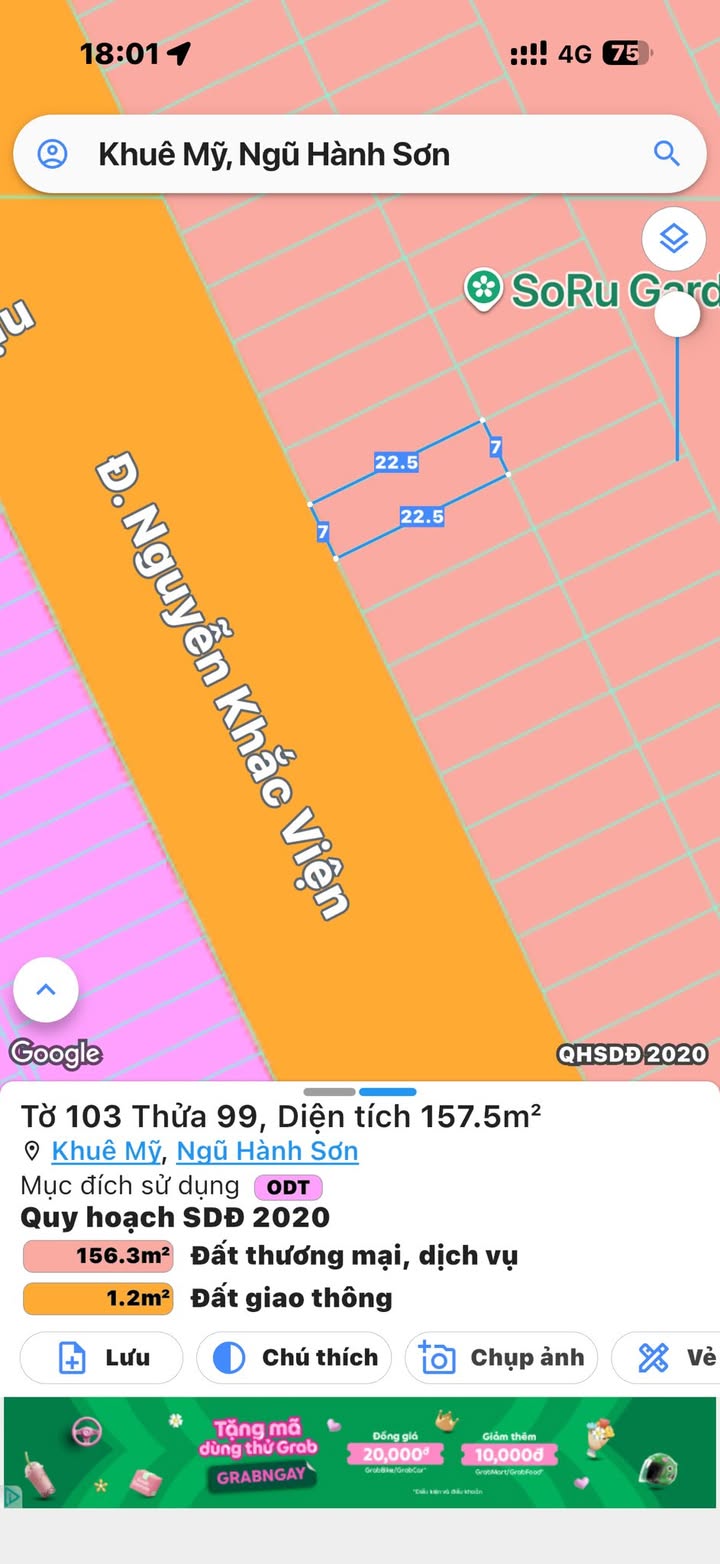 Đất nền mặt tiền Nguyễn Khắc Viện, Hòa Hải, Đà Nẵng 157.5m² giá 22 tỷ - Cơ hội đầu tư tuyệt vời!