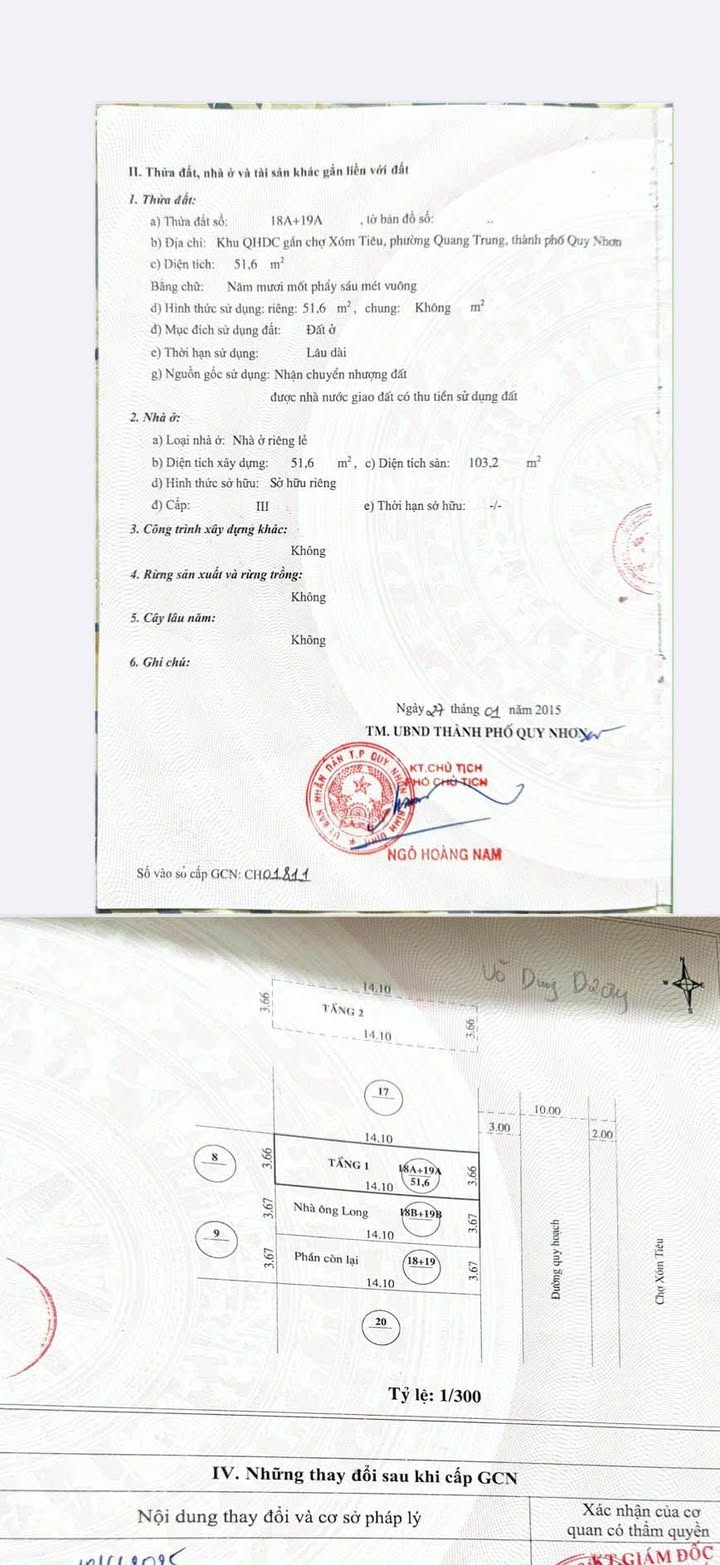 Nhà 2 tầng mặt tiền Lê Đình Chinh 52m² giá 4.5 tỷ - Đối diện chợ Xóm Tiêu thuận lợi kinh doanh!