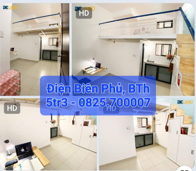 Phòng cho thuê tại Điện Biên Phủ, Bình Thạnh 5.3 triệu - Nội thất hiện đại, sẵn sàng vào ở!