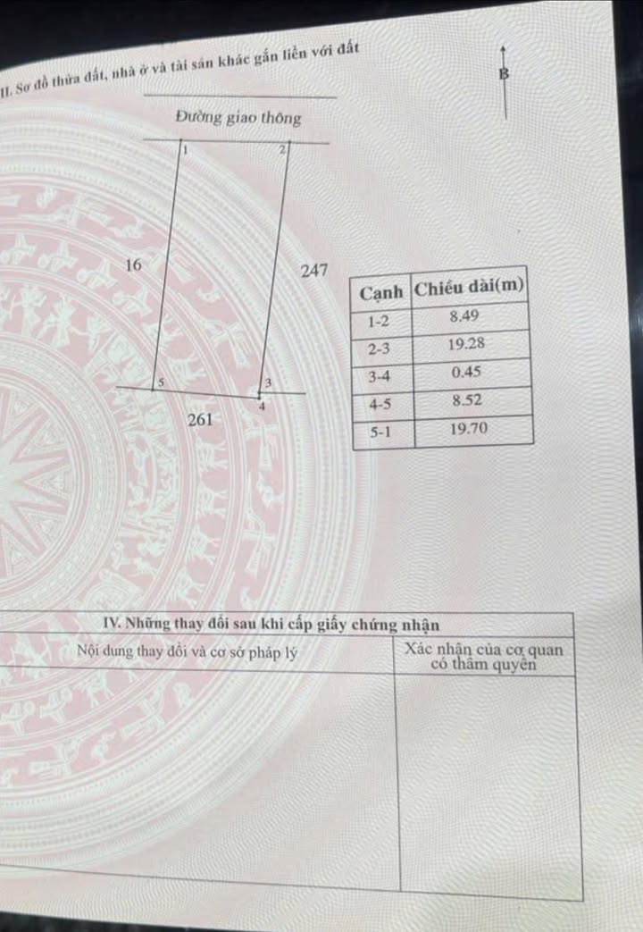 Đất nền Thạch Tân 167m² giá 1.7 tỷ - Cơ hội đầu tư tiềm năng!