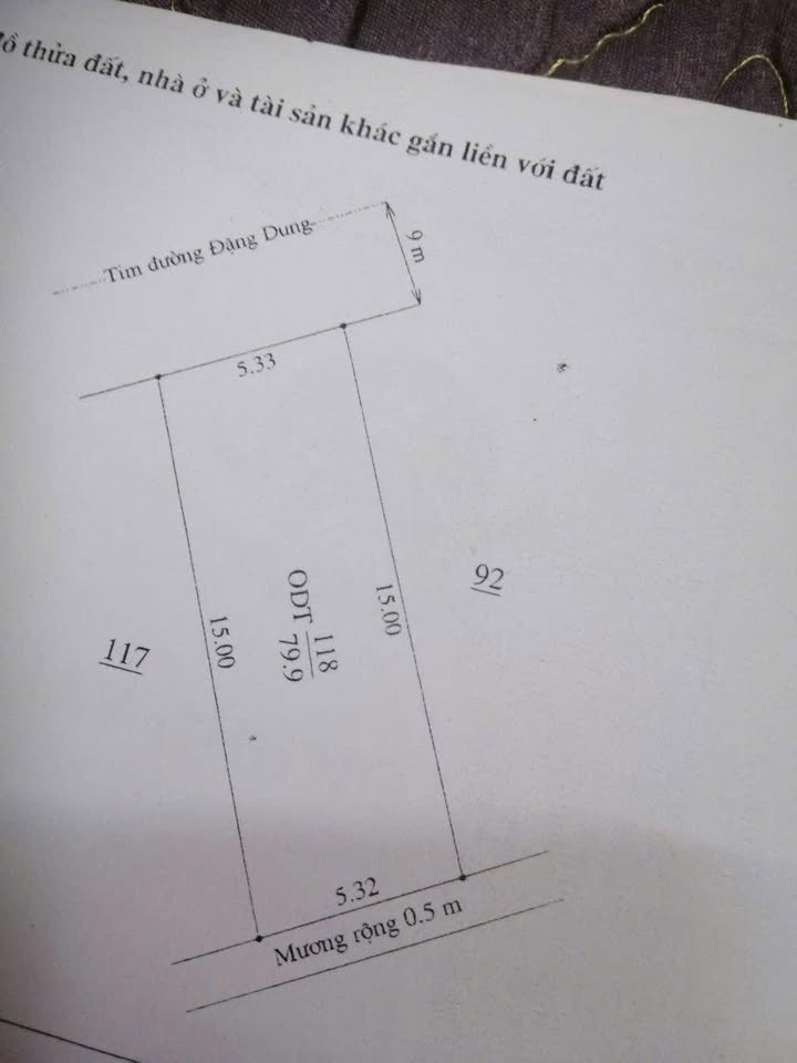 Nhà 2 tầng mặt đường Đặng Dung, Hà Tĩnh 80m² giá 4 tỷ - Kinh doanh thuận lợi!