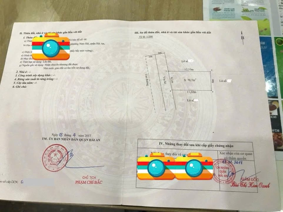 Đất Tái Định Cư Nam Hải 71m² giá 4.3 tỷ - View vườn hoa tuyệt đẹp!