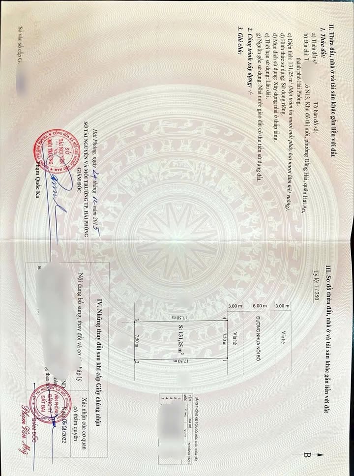 Đất Biệt Thự Vườn Hồng, Hải Phòng 131m² giá 7.6 tỷ - Cơ hội đầu tư lý tưởng!