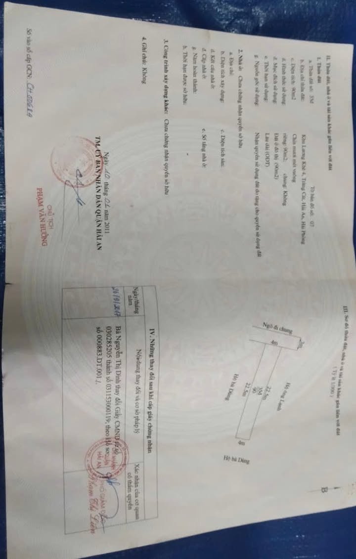 Đất nền đường Cát Linh, Hải An 90m² chỉ 2.16 tỷ - Cơ hội đầu tư tuyệt vời!