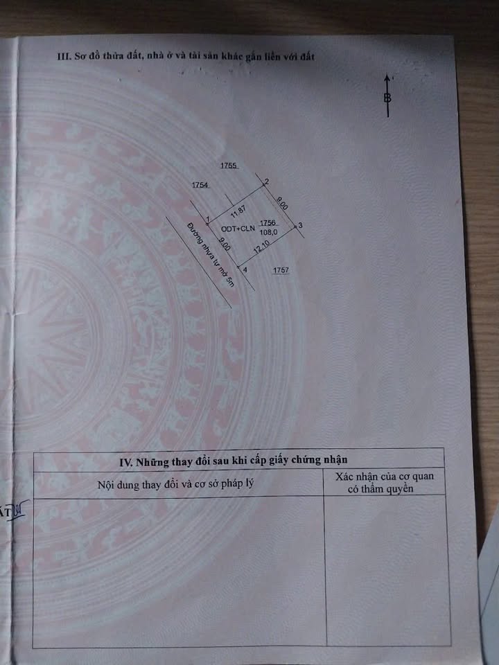 Đất nền Tân Định Bến Cát 108m² giá 1.6 tỷ - Vị trí đắc địa gần khu du lịch Đại Nam!