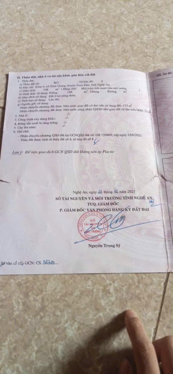 Đất nền Nam Giang 148m² giá 1.2 tỷ - Cơ hội đầu tư hấp dẫn!