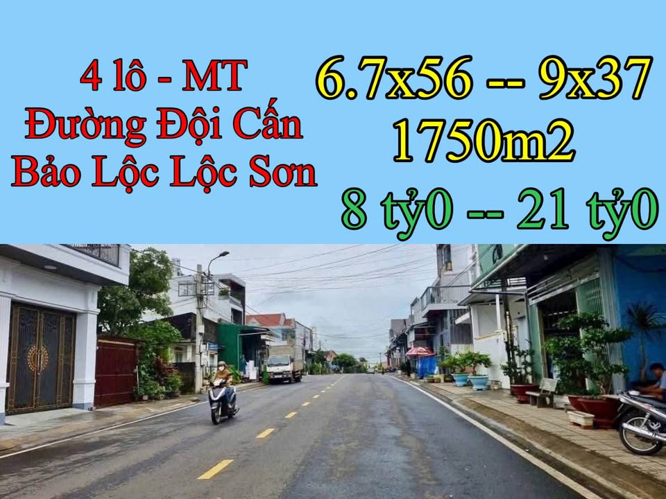 Đất nền Bảo Lộc 378.2m² giá 8 tỷ - Mặt tiền đường Đội Cấn, vị trí đắc địa!