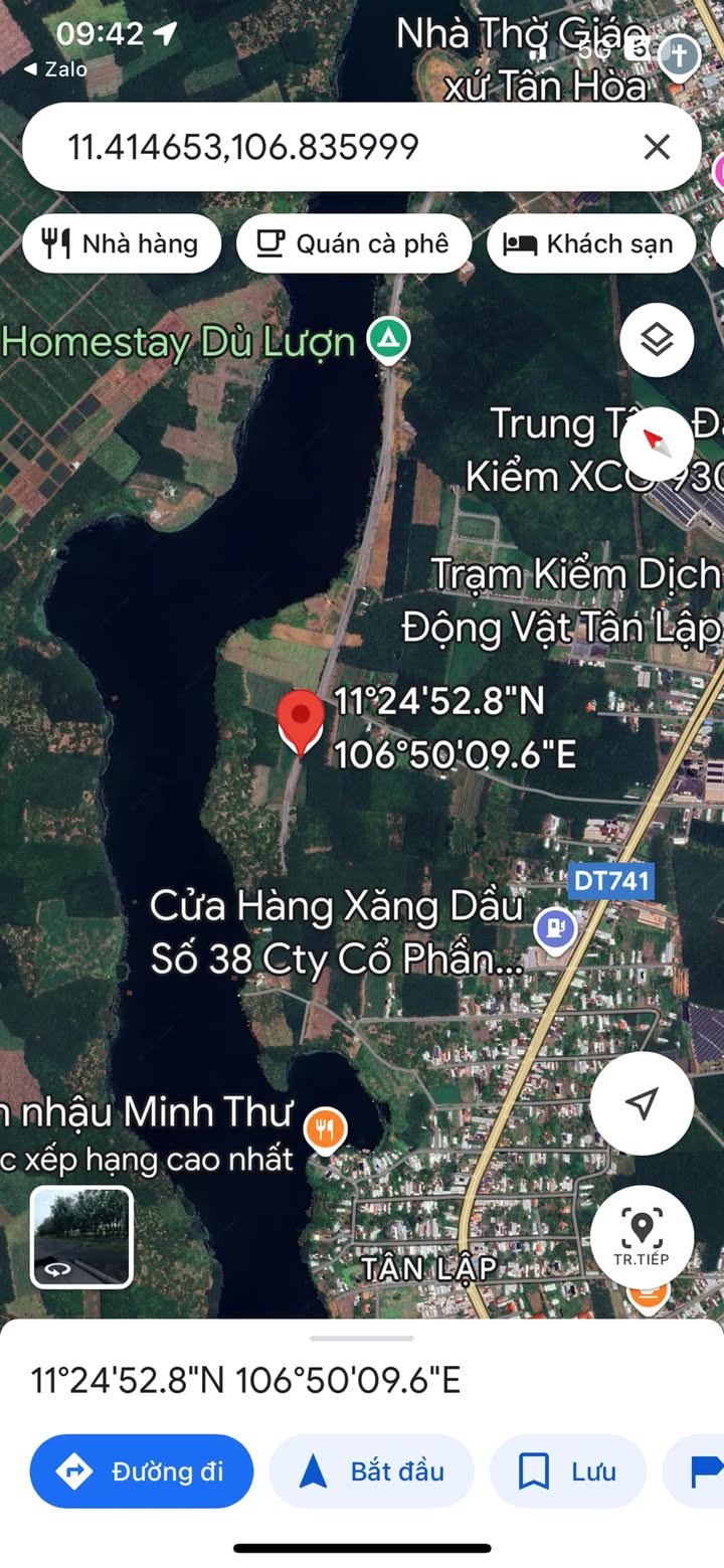 Đất nền Tân Lập Đồng Phú 420m² giá 1 tỷ - View Hồ Suối Giai đẹp mắt!