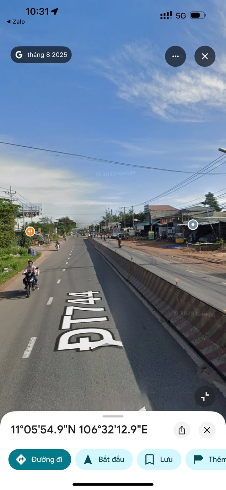 Đất mặt tiền ĐT744, phường An Tây, Bến Cát, 1.140m² - Cơ hội đầu tư lý tưởng!