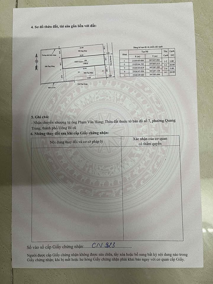 Đất nền Uông Bí 100m² giá chỉ 1,5 tỷ - Vị trí đông dân cư, an ninh tốt!