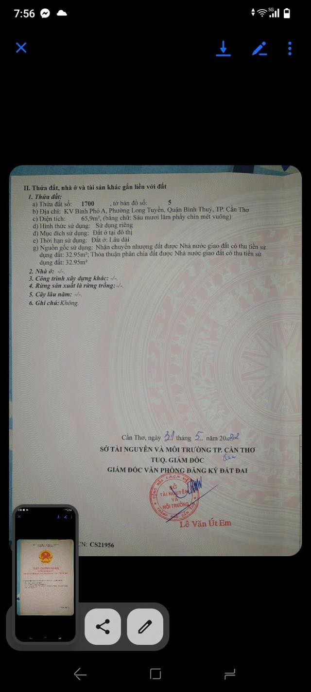 Bán nền thổ cư Nguyễn Văn Linh 65.9m² giá 1.35 tỷ - Cơ hội đầu tư hấp dẫn!