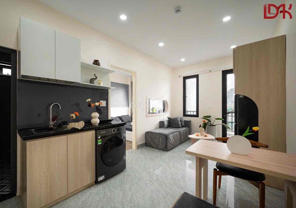 Căn hộ 1 phòng ngủ Bùi Đình Tuý 40m² giá 7.5 triệu - Nội thất cao cấp và tiện nghi đầy đủ!