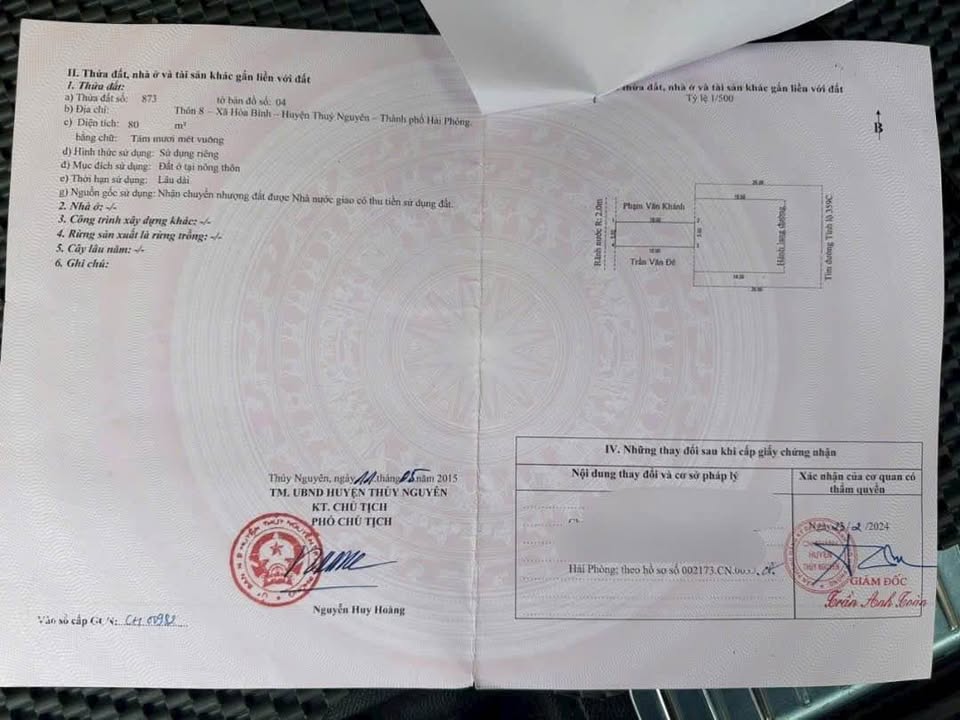 Đất nền mặt đường 359C Thủy Nguyên 80m² giá 7 tỷ - Đầu tư sinh lời ngay!