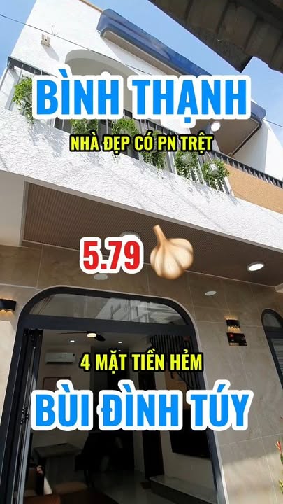 Nhà đẹp Bùi Đình Túy, Bình Thạnh 70m² giá 5.79 tỷ - Sẵn sàng vào ở!