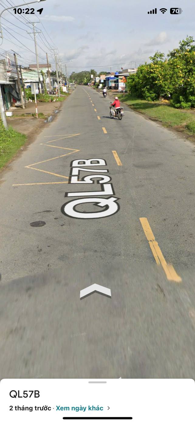 Đất nền mặt tiền Quốc lộ 57B, Bình Đại 609m² giá 5.8 tỷ - Phong thủy tốt cho kinh doanh!