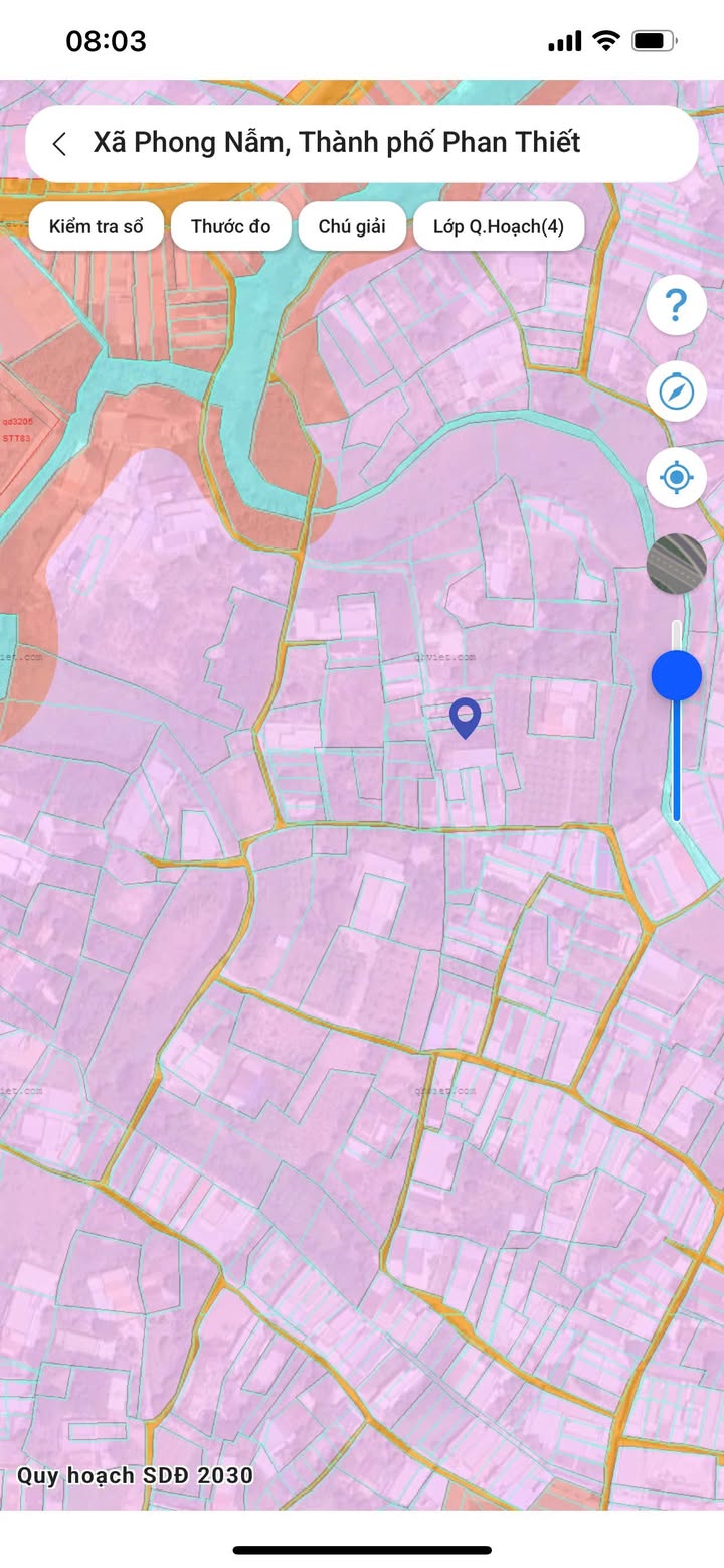 Đất thổ cư Phong Nẫm, Phan Thiết 200m² giá 800 triệu - Sổ đỏ chính chủ!