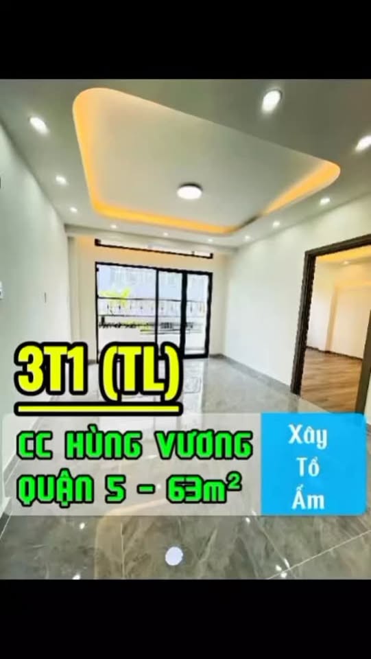 Căn hộ Chung cư Hùng Vương, Quận 5, 63m² giá 3.1 tỷ - Bán gấp chính chủ!