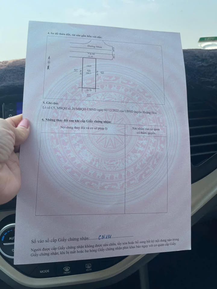 Đất nền Bút Sơn, Hoằng Hóa 280m² giá 2.9 tỷ - Cơ hội đầu tư tuyệt vời!