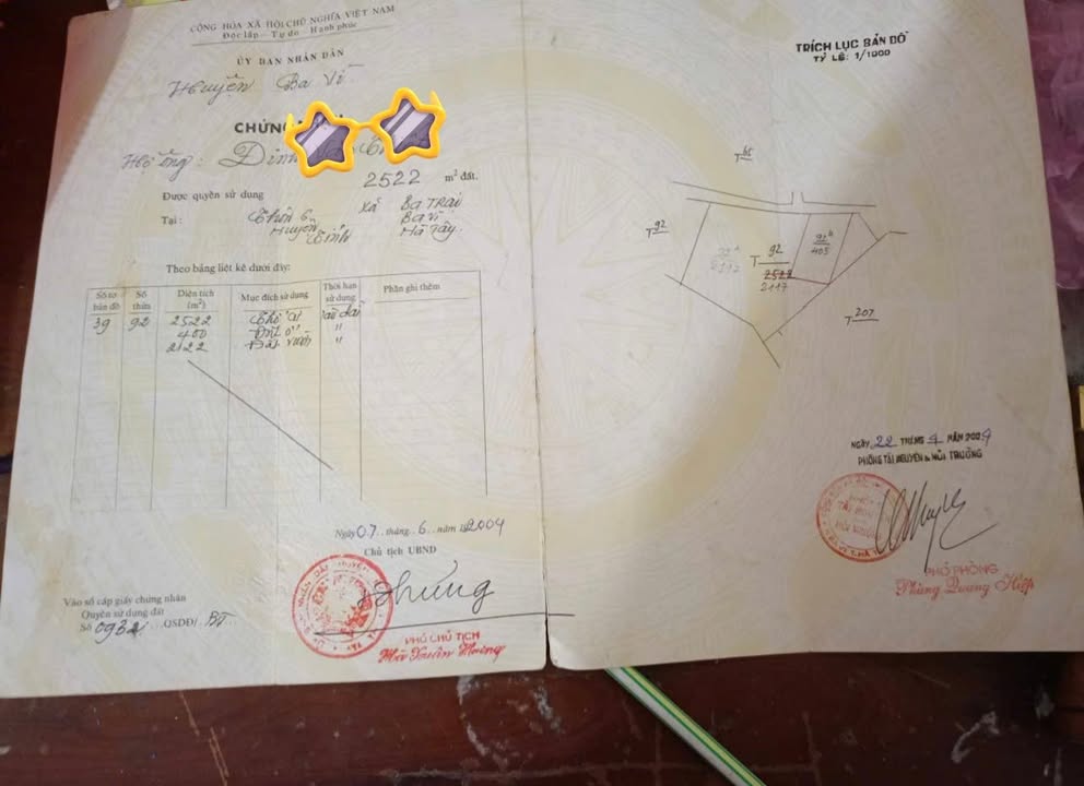 Đất nền chính chủ 315m² tại Thôn 6, Ba Trại, Ba Vì - Giá chỉ 2.35 tỷ!