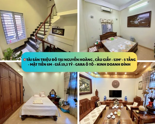 Nhà mặt phố Nguyễn Hoàng, Cầu Giấy 52m² giá 19.3 tỷ - Kinh doanh đỉnh cao!