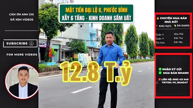 Nhà mặt tiền kinh doanh Đại Lộ II, Quận 9, 92m² giá 12.8 tỷ - Đầu tư sinh lợi ngay!