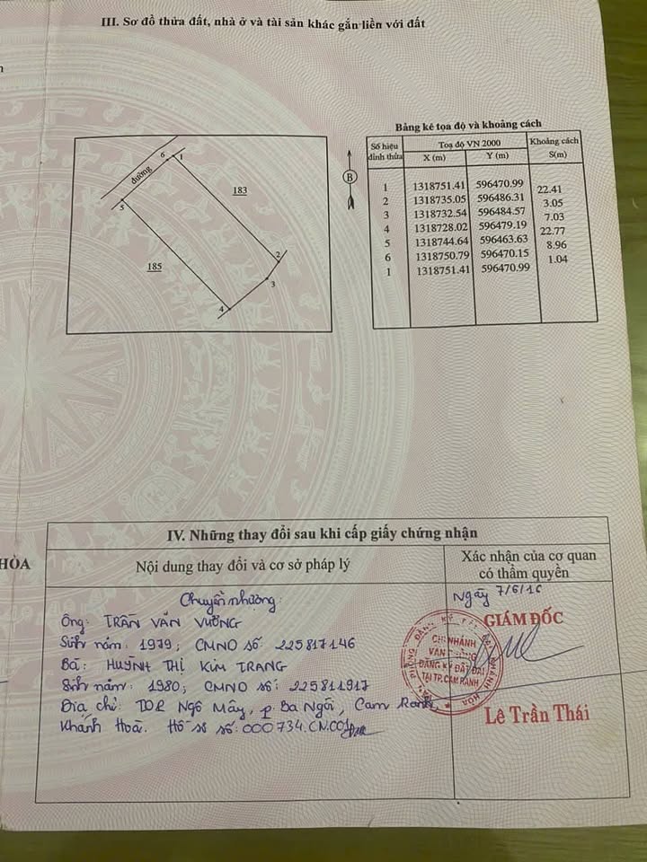 Đất nền Cam Ranh 225m² giá 770 triệu - Đầu tư lý tưởng sinh lời!