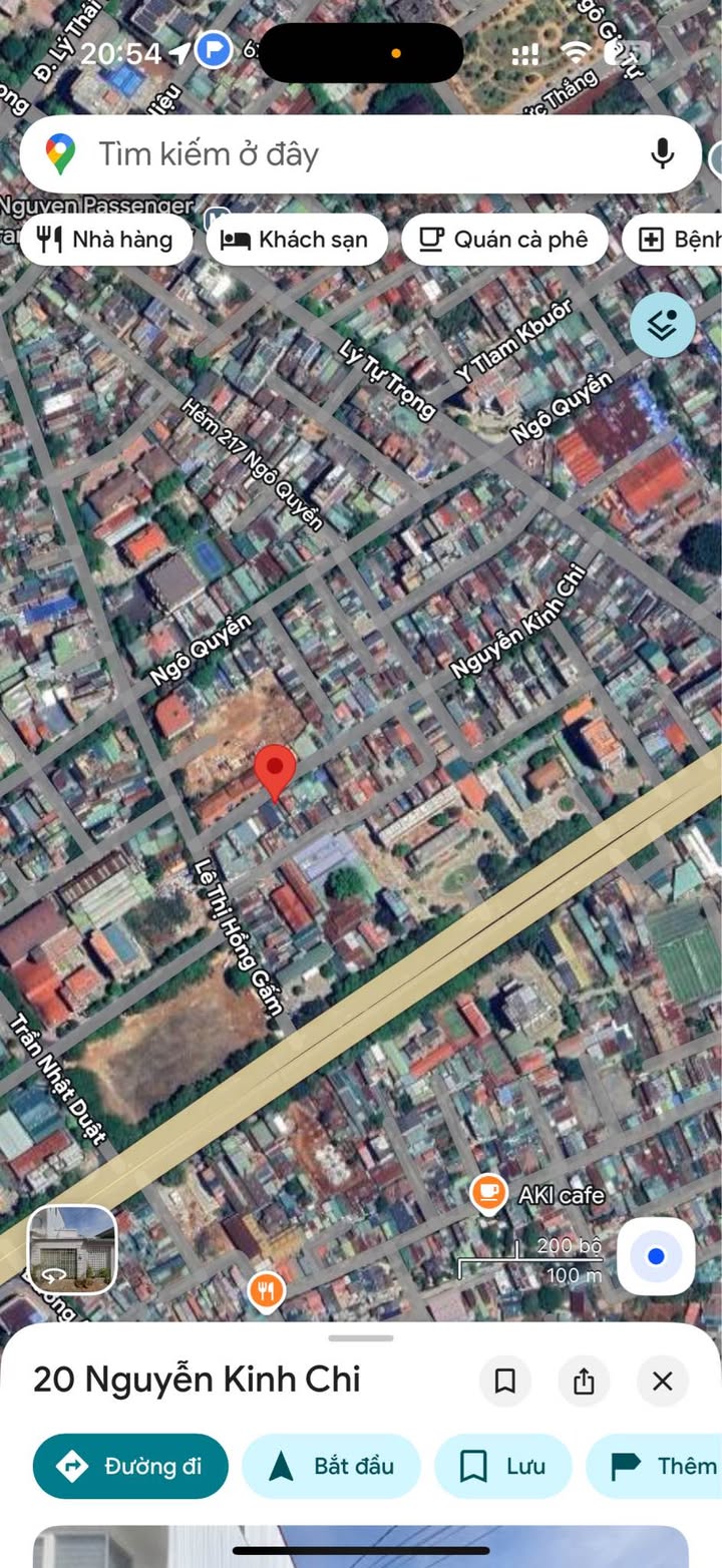 Bán đất mặt tiền kinh doanh đường Nguyễn Kinh Chi, Buôn Ma Thuột 72m² – Tặng nhà cấp 4 sử dụng tốt!