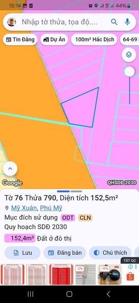 Đất kinh doanh mặt tiền Võ Nguyên Giáp, Mỹ Xuân 152m² giá chỉ 6 tỷ - Cơ hội đầu tư tuyệt vời!