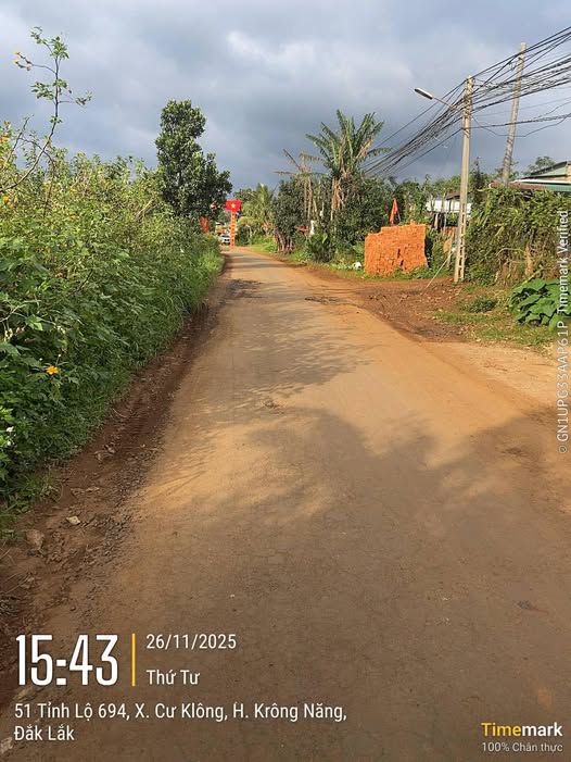 Đất nền Cư Klông 366m² giá 1.05 tỷ - Sổ đỏ chính chủ, đầu tư sinh lời!