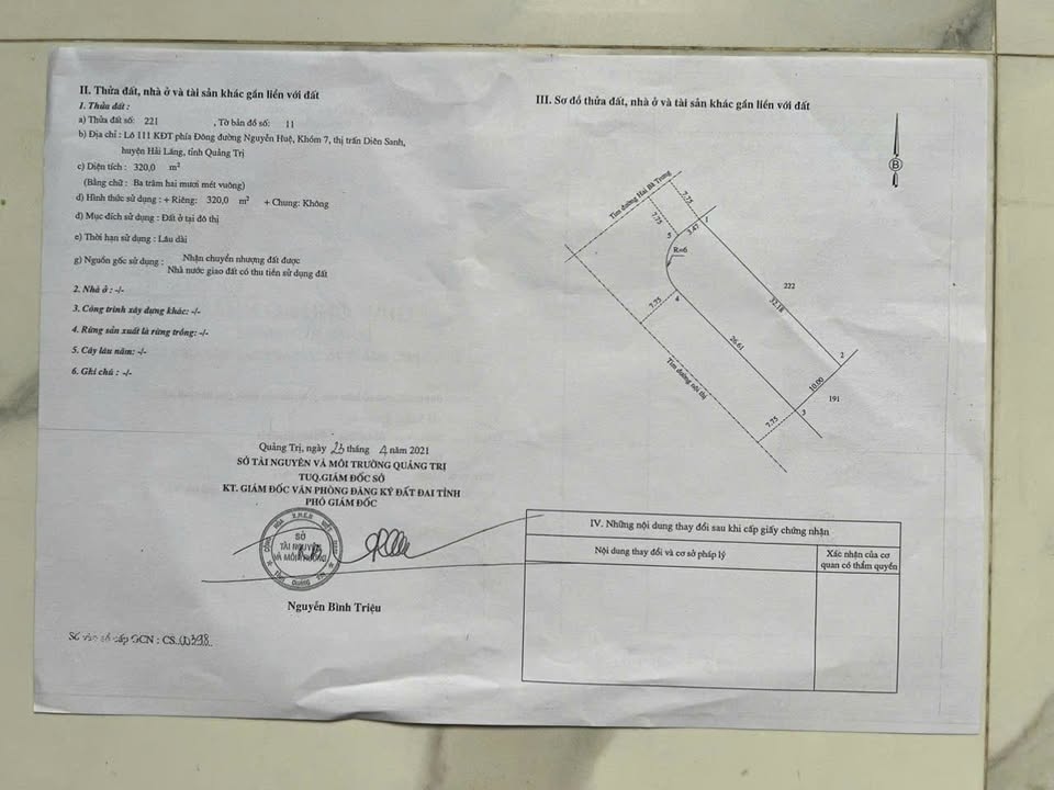 Đất nền khu đô thị Nguyễn Huệ, Diên Sanh 320m² giá 2.8 tỷ - Đầu tư sinh lời ngay!