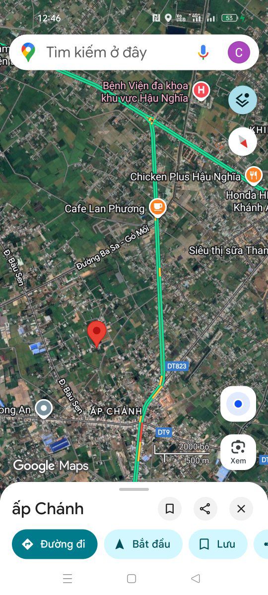 Đất thổ cư ấp Chánh, Đức Hòa 255m² giá 1.2 tỷ - Sổ đỏ chính chủ!