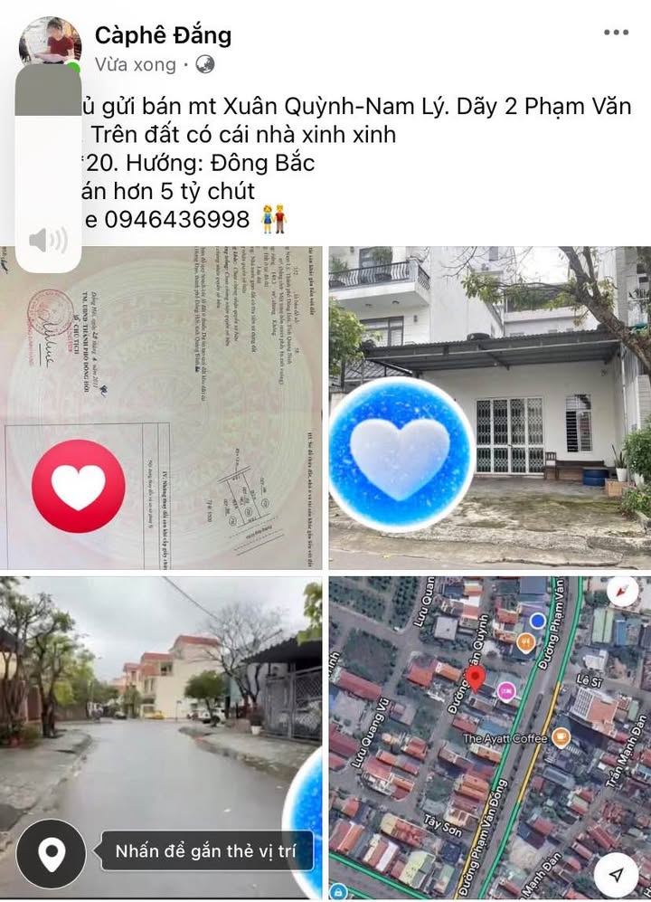 Nhà phố mặt tiền Xuân Quỳnh, Nam Lý 140m² giá 5 tỷ - Đầu tư sinh lời ngay!