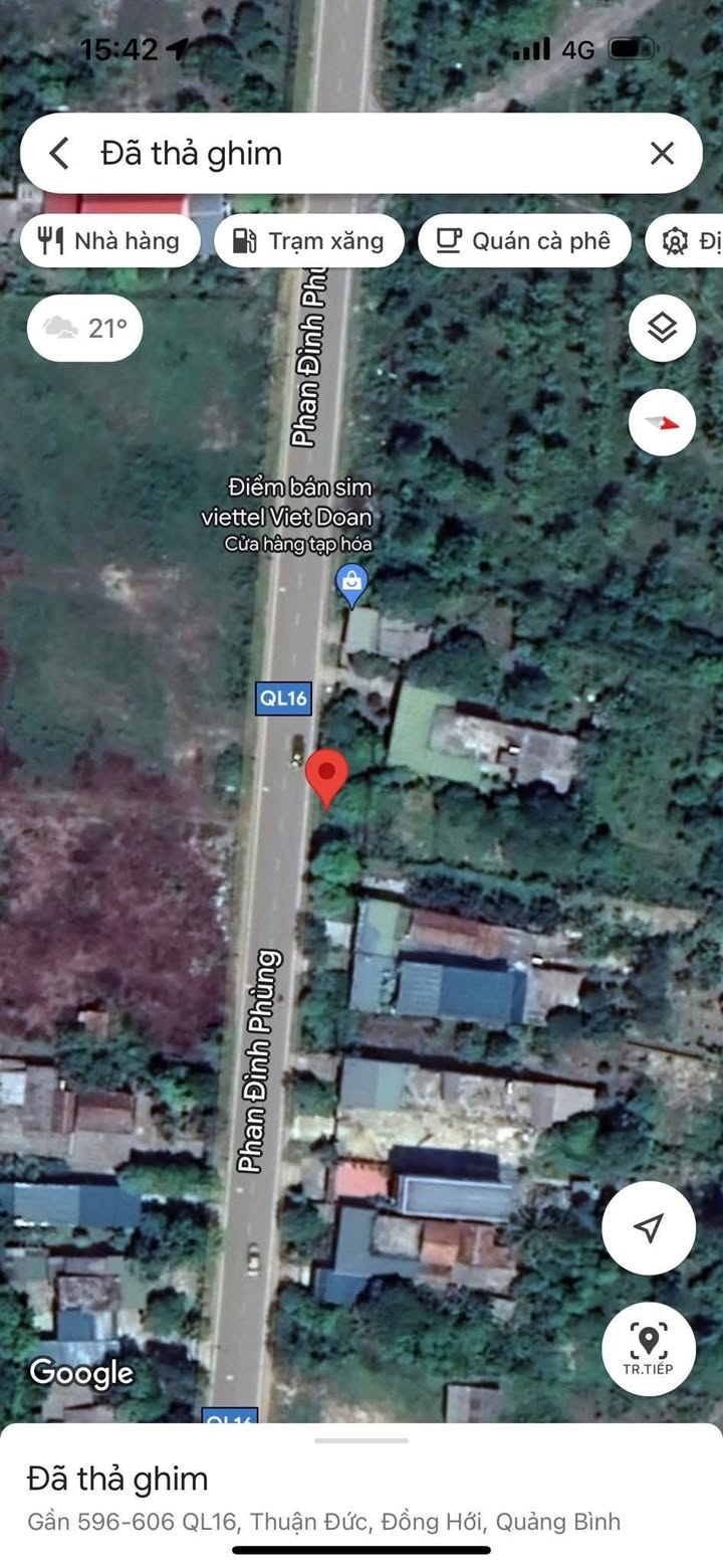 Đất nền mặt tiền đường Phan Đình Phùng, Đồng Hới 270m² - Cơ hội đầu tư hấp dẫn!