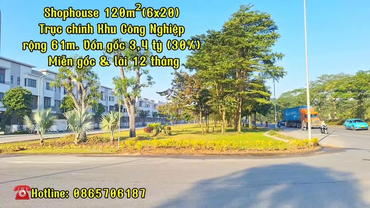 Shophouse Centa Riverside Từ Sơn 120m² giá 11 tỷ - Mặt tiền công viên, kinh doanh tốt!