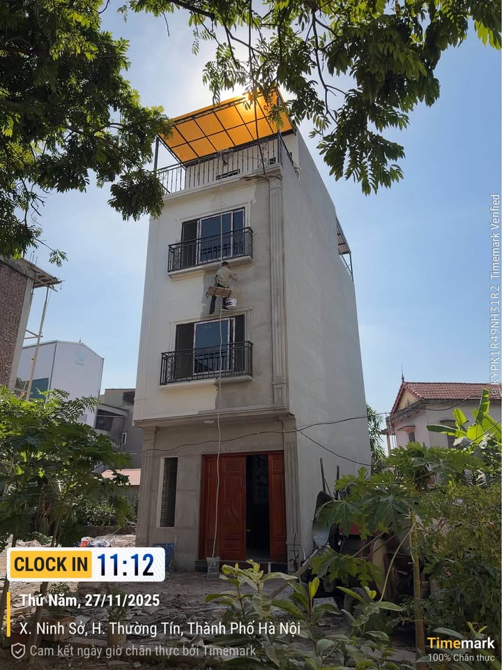 Nhà 4 tầng mới xây tại xã Ninh Sở, 43m² - Sẵn sàng vào ở ngay!