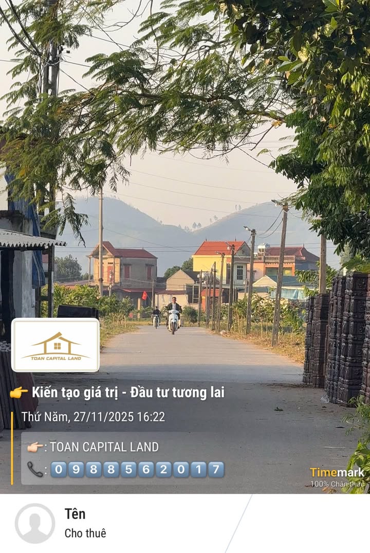 Đất nền Phù Lãng, Quế Võ 180m² giá 1 tỷ - Tiềm năng tăng giá mạnh!