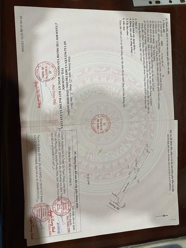 Đất nền thổ cư 100% tại KP2 Hội Nghĩa, Tân Uyên - Diện tích 260m², giá thỏa thuận!