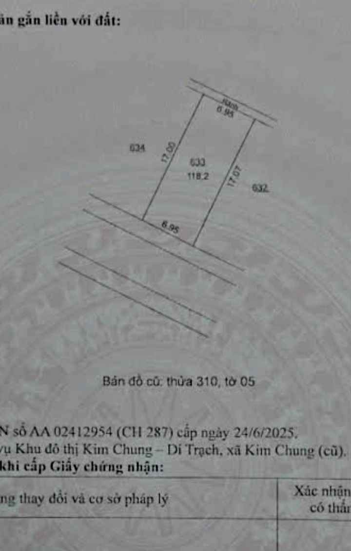Đất dịch vụ Thăng Long 9, Lai Xá, Hoài Đức 118.2m² - Vị trí đắc địa, đầu tư sinh lời!