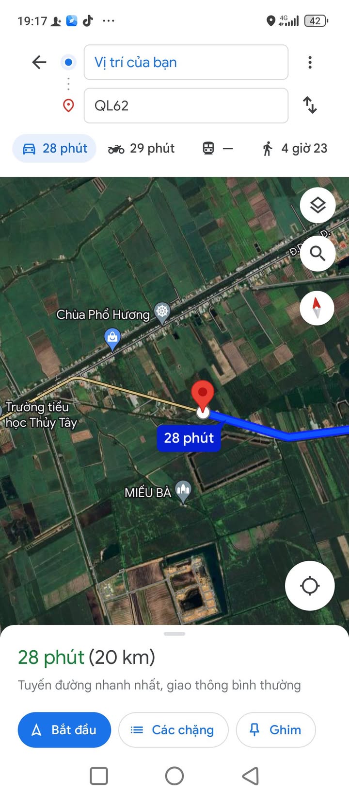 Đất nền mặt tiền Quốc lộ 62, 3844m² giá chỉ 160 triệu - Cơ hội đầu tư hấp dẫn!