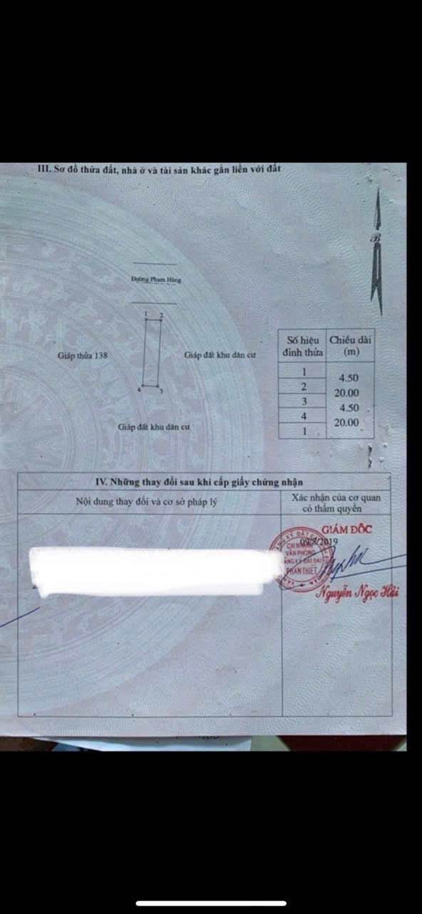 Bán lô đất góc 2 mặt tiền Phạm Hùng & Lê Thanh Nghị, Phú Thủy, 187m² - Vị trí đắc địa cho kinh doanh