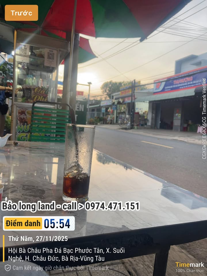 Đất nền Suối Nghệ Châu Đức 155m² giá 630 triệu - Sổ hồng thổ cư 80m²!