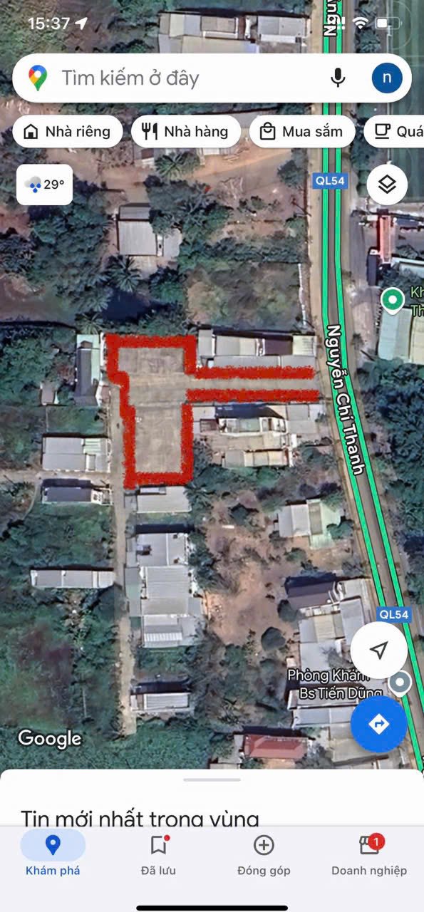 Đất mặt tiền Nguyễn Chí Thanh, Trà Vinh 1500m² - Cơ hội đầu tư lý tưởng!