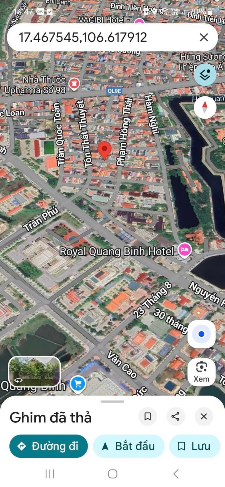 Đất nền Đồng Phú Quảng Bình 140m² giá 2 tỷ - Đường ô tô tránh nhau