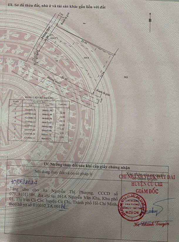 Đất nền Phước Vĩnh An Củ Chi 808m² giá 8.5 tỷ - Lô góc 2 mặt tiền thuận lợi!