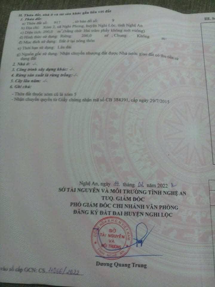 Đất nền Vinh Lộc 200m² giá 1.6 tỷ - Vị trí đắc địa gần Đại học Vinh!