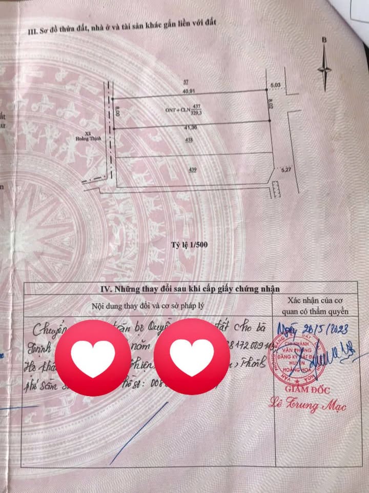 Đất thổ cư Hoằng Thái 329m² giá thỏa thuận - Vị trí đẹp, thuận tiện xây dựng!