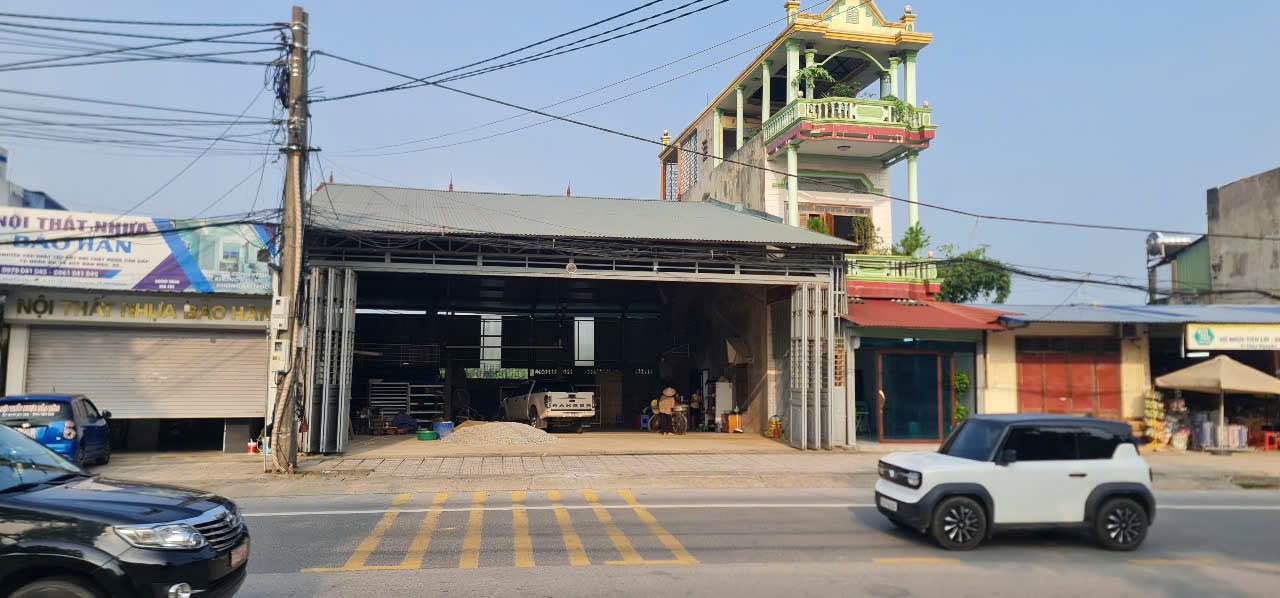 Cho thuê mặt bằng kinh doanh mặt đường QL1B, Thái Nguyên 336m² - View sông thoáng mát!