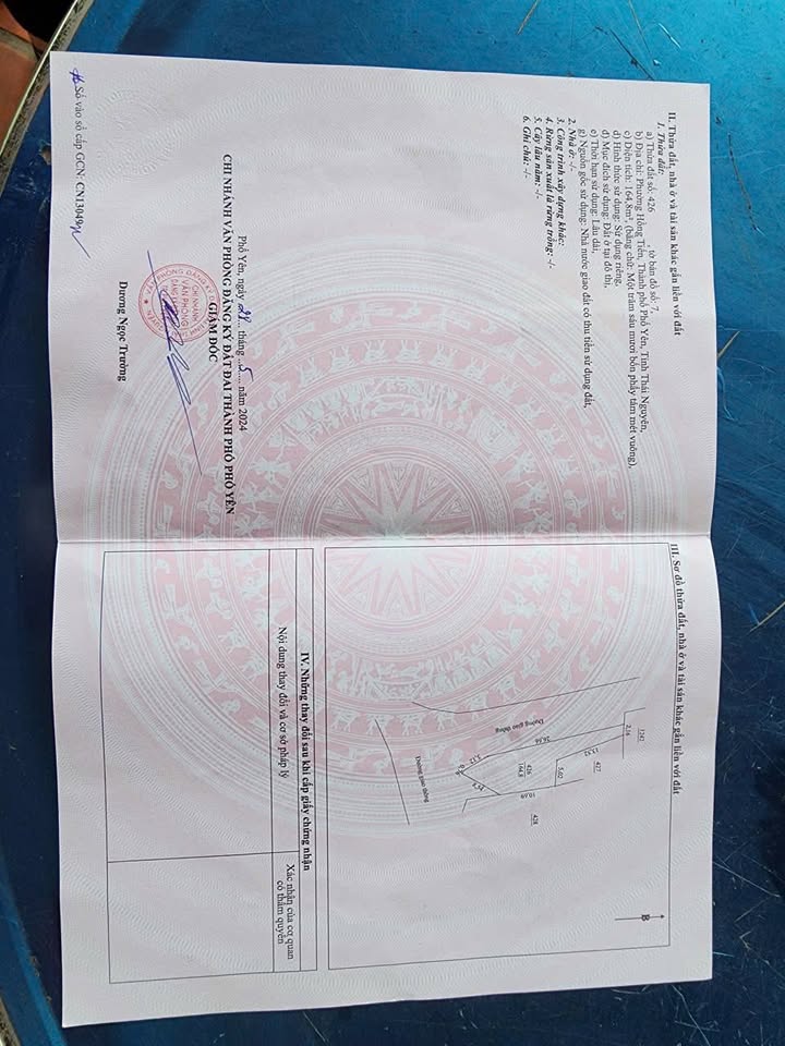 Đất nền lô góc Hồng Tiến Phổ Yên 165m² giá chỉ 1 tỷ - Cơ hội đầu tư tuyệt vời!