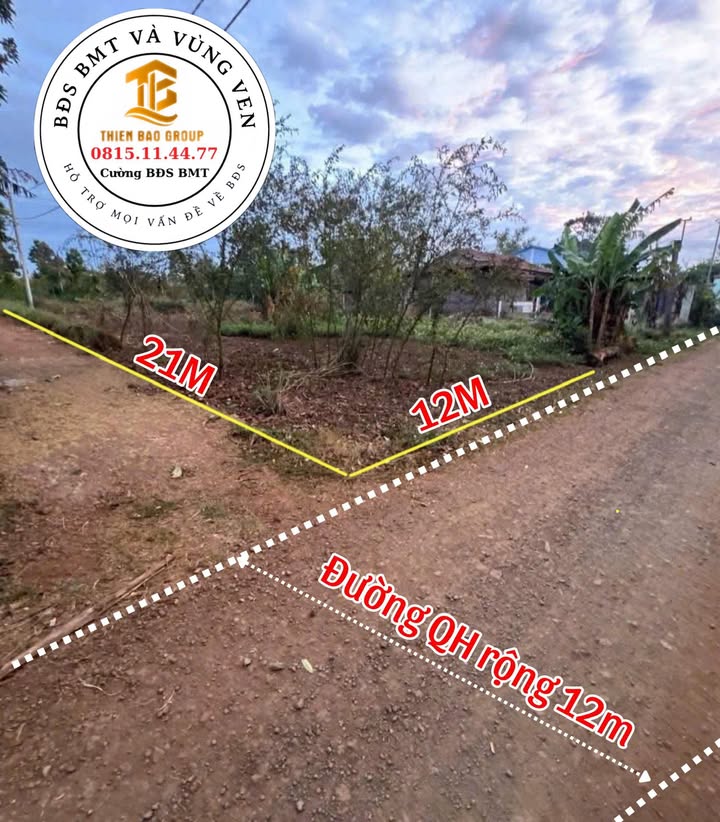 Đất thổ cư Cuôr Đăng 252m² giá 800 triệu - Sổ đỏ chính chủ, thương lượng thiện chí!