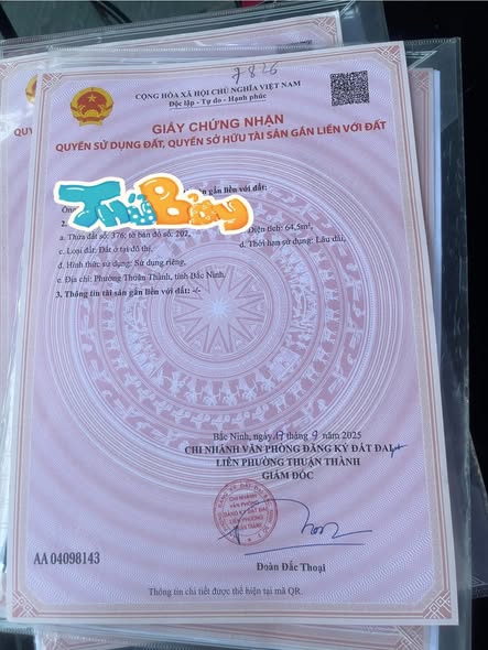 Đất nền Song Hồ, Thuận Thành 64m² giá 2 tỷ - Cơ hội đầu tư hấp dẫn!